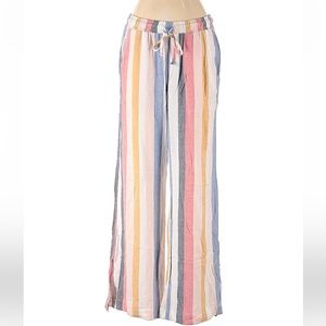 Bella Dahl Size S linen striped Pants
